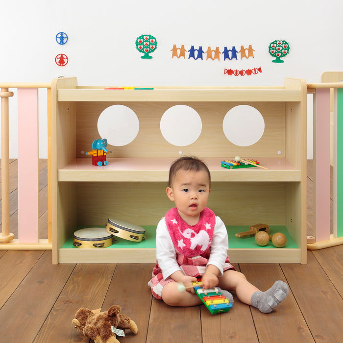 つながる・らっくシリーズ　窓付棚ワイド