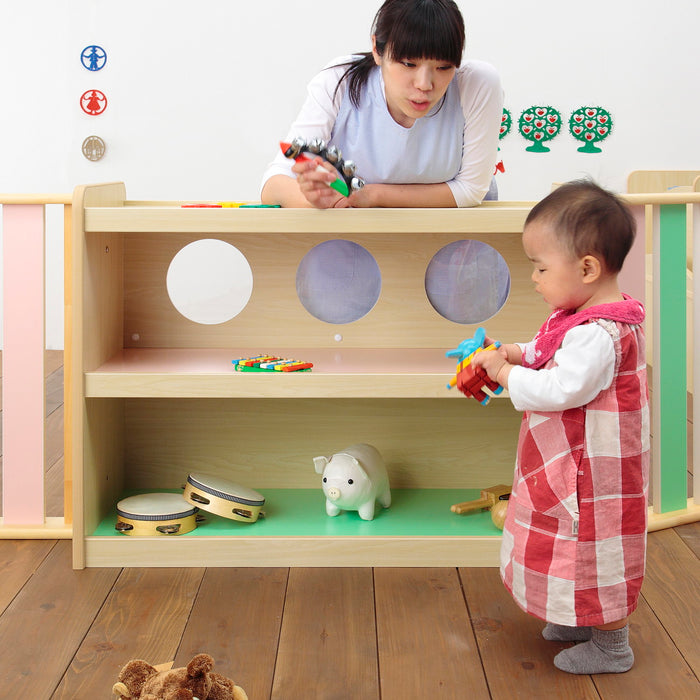 つながる・らっくシリーズ　窓付棚ワイド