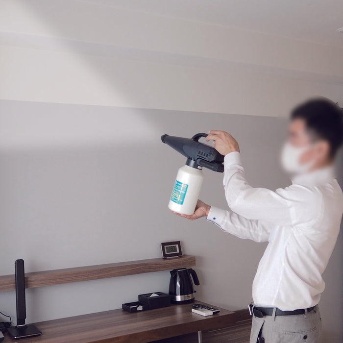 除菌作業をスピーディーに　FPSポータブルスプレイヤー