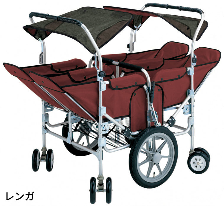 とっておきの1台を 4人用座り乗りタイプオーダーメイドおさんぽ車（防炎生地使用）