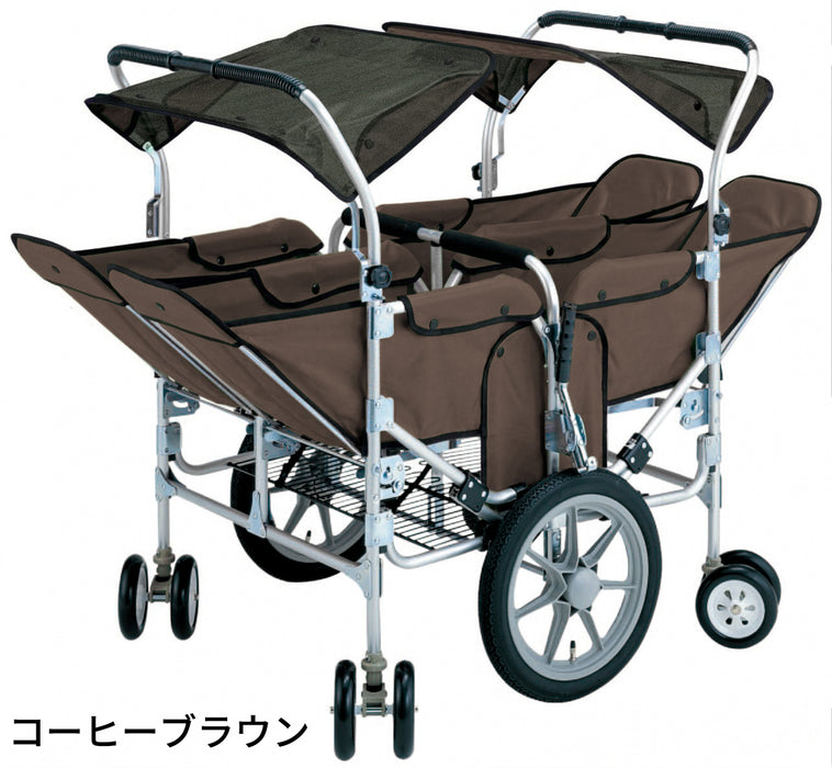 とっておきの1台を 4人用座り乗りタイプオーダーメイドおさんぽ車（防炎生地使用）