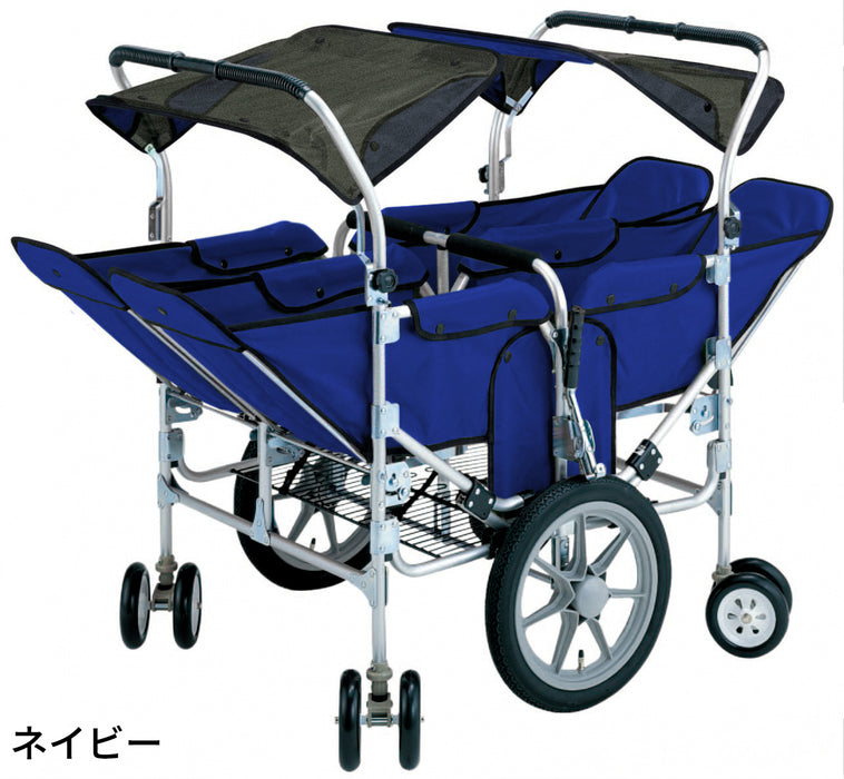 とっておきの1台を 4人用座り乗りタイプオーダーメイドおさんぽ車（防炎生地使用）