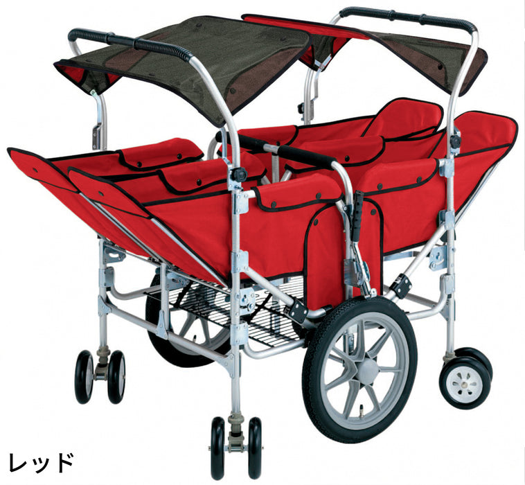 とっておきの1台を 4人用座り乗りタイプオーダーメイドおさんぽ車（防炎生地使用）