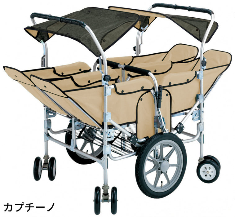 とっておきの1台を 4人用座り乗りタイプオーダーメイドおさんぽ車（防炎生地使用）