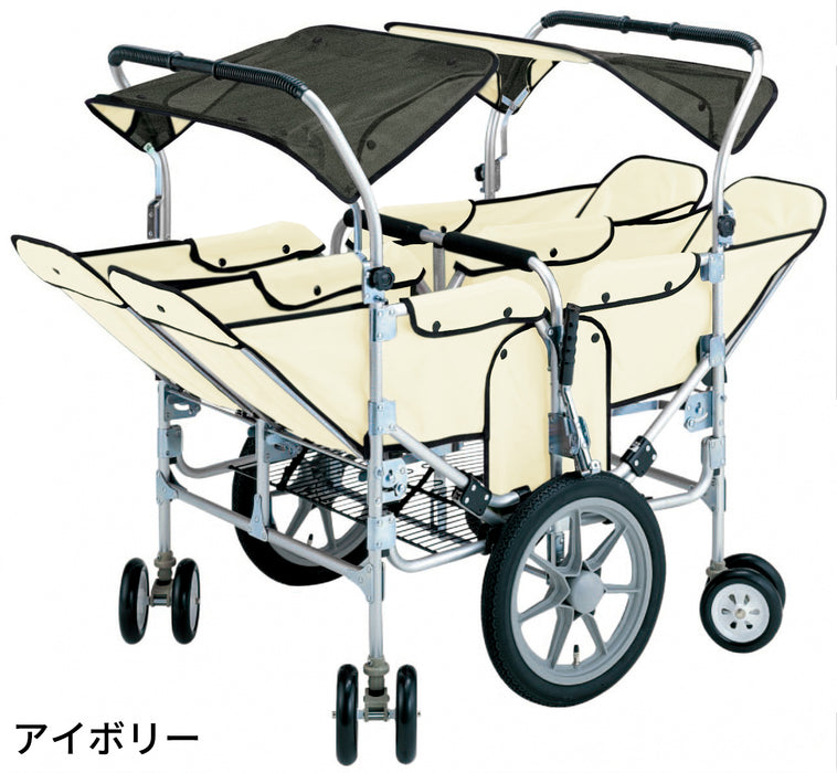 とっておきの1台を 4人用座り乗りタイプオーダーメイドおさんぽ車（防炎生地使用）