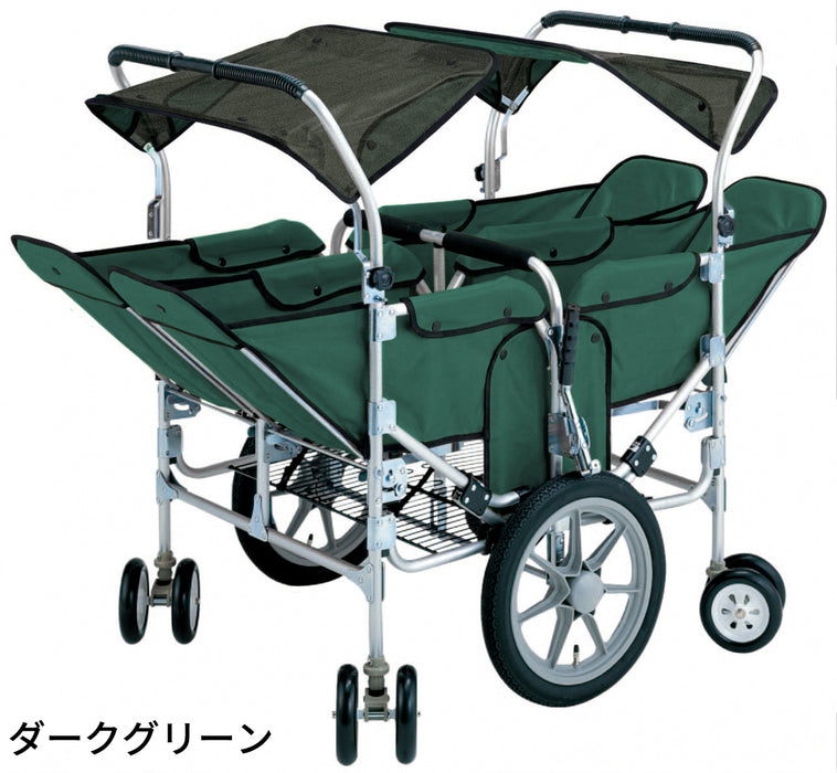 とっておきの1台を 4人用座り乗りタイプオーダーメイドおさんぽ車（防炎生地使用）