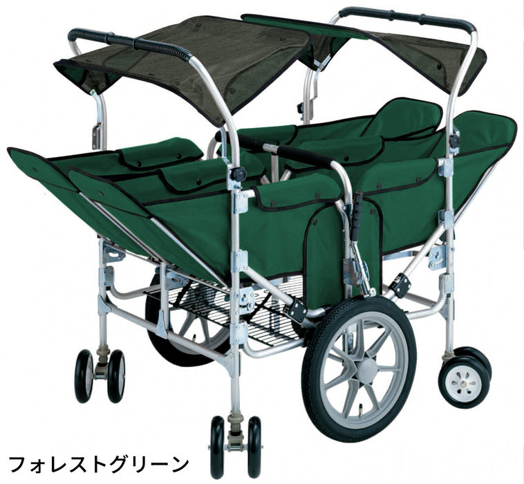 とっておきの1台を 4人用座り乗りタイプオーダーメイドおさんぽ車（防炎生地使用）