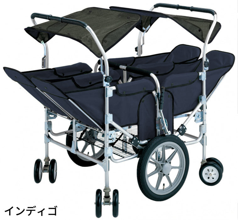 とっておきの1台を 4人用座り乗りタイプオーダーメイドおさんぽ車（防炎生地使用）