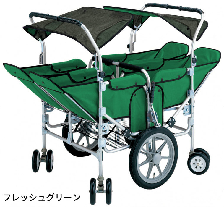 とっておきの1台を 4人用座り乗りタイプオーダーメイドおさんぽ車（防炎生地使用）