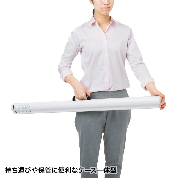 スライドするだけできれいに貼れるプロジェクタースクリーン（短焦点プロジェクター対応）
