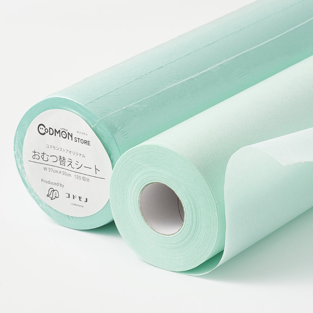 防水加工で安心！ 先生たちの声から生まれた使い捨ておむつ替えシート