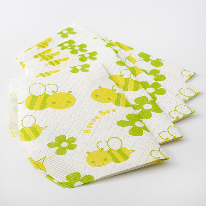 お食事エプロン＆やわらか手口ふきセット