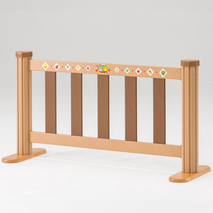 手軽なプラスチック製サークル 室内用さくっ子 ブラウン