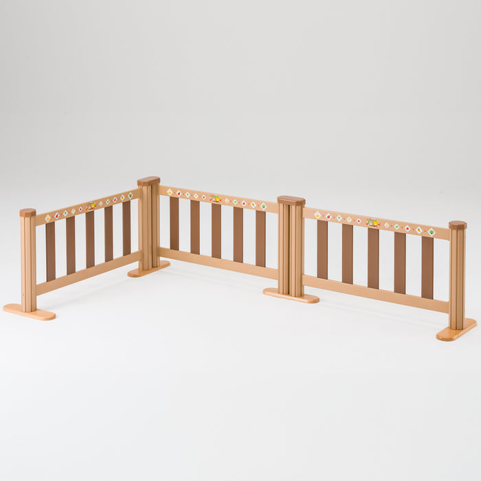 手軽なプラスチック製サークル 室内用さくっ子 ブラウン