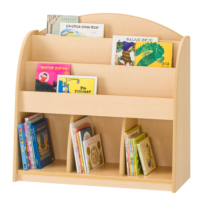 使い方に合わせて選べる本棚　クローブシリーズ絵本棚(全4種)