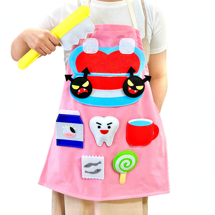 教育エプロン むし歯予防～かばさんとハミガキ～