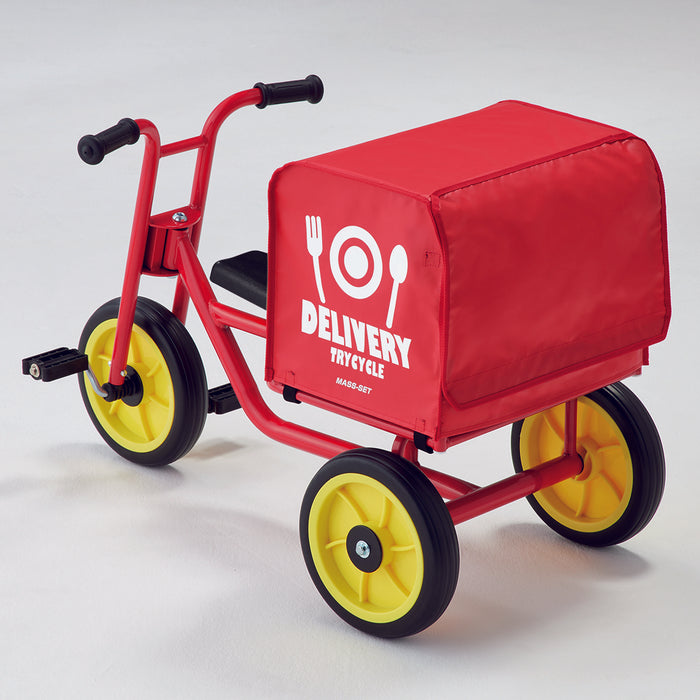 宅配バイク型のユニークな三輪車　デリバリー三輪車