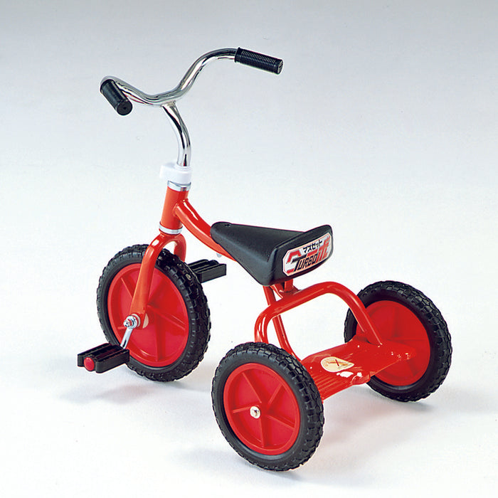 幼児から乗れる定番の三輪車　ターボ三輪車