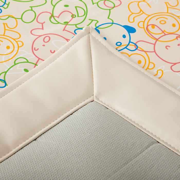 おあそびフロアーマット・クリーム(サイズ全2種、防炎)