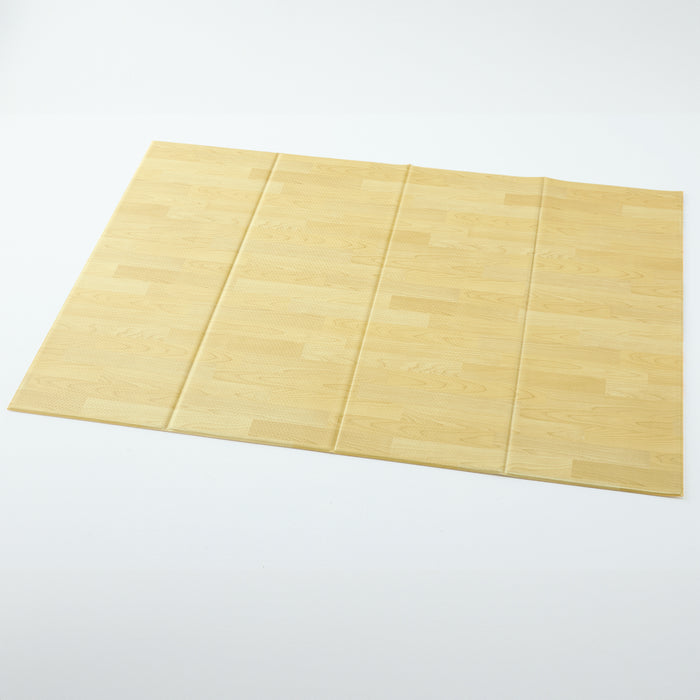 やわらかクッションマット・折りたたみ式(140×200cm、防炎)