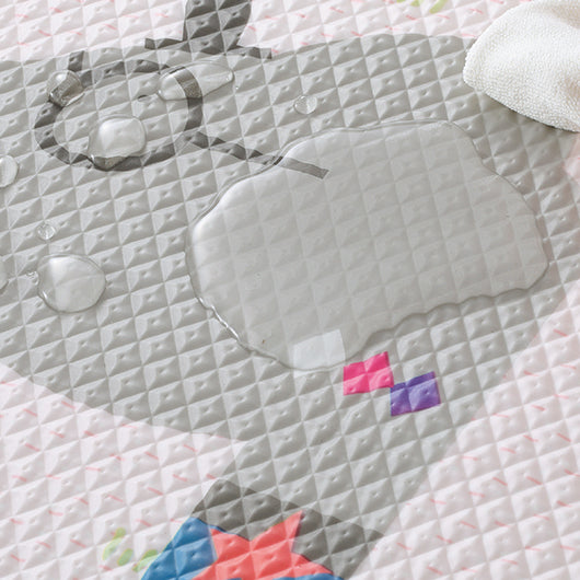 やわらかクッションマット・折りたたみ式(140×200cm、防炎)