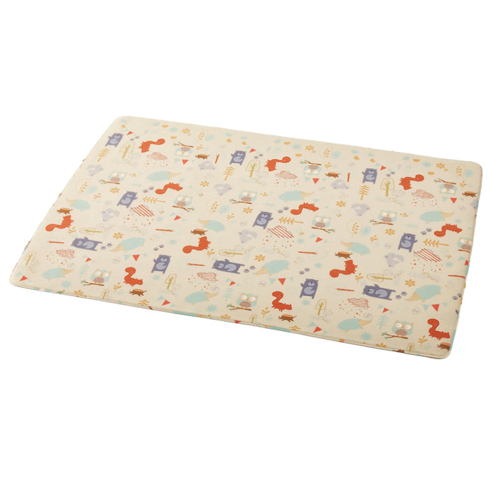 冬は暖かく、夏は涼しい　メッシュクッションマット　(1.4×2m、防炎)