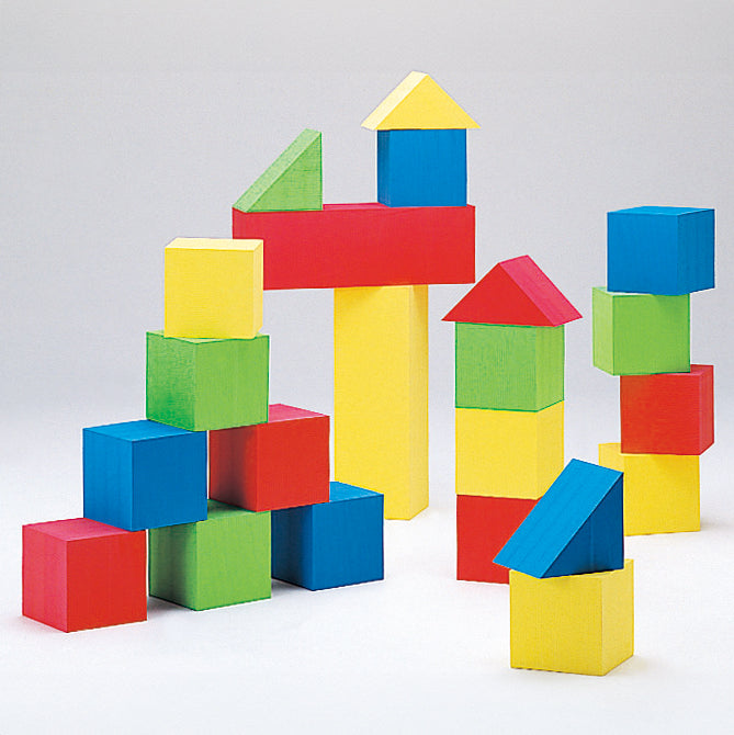 やわらかく丈夫な大型ブロック　スーパーフォーミング(Aセット、22個組)