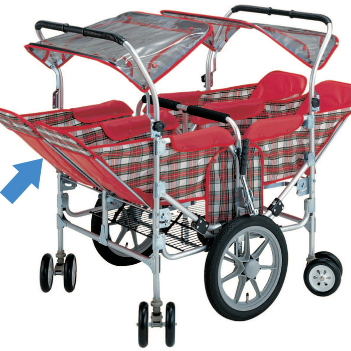 【交換部品】対面式4人乗りおさんぽ車用 ハンモック