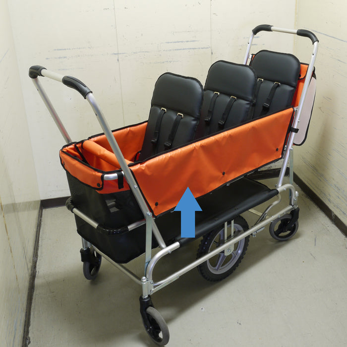 【交換部品】縦型3人乗りSL-3用 ハンモックシート