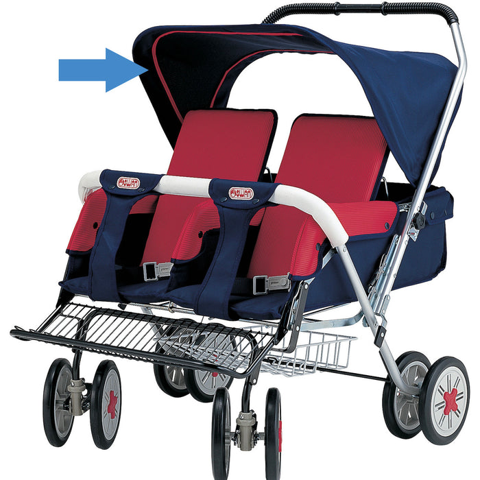 【交換部品】ダブルカー用 幌（幌金付）