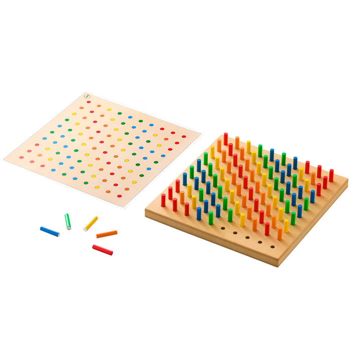 手指の細かい動きの発達を促す ペグボード