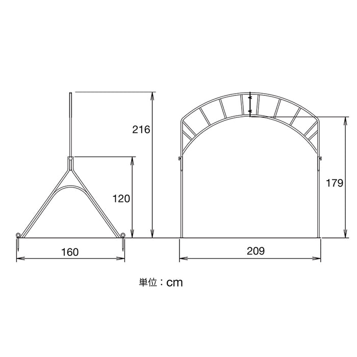 小型入退場門D型