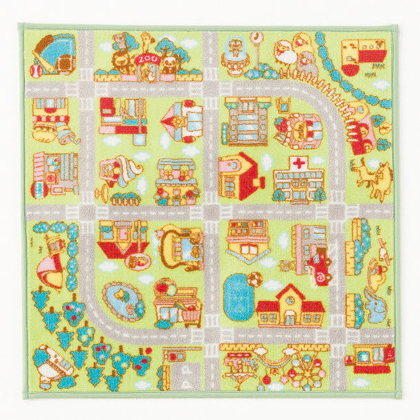 あそべるカーペット・僕の街・ミニ(4枚組)