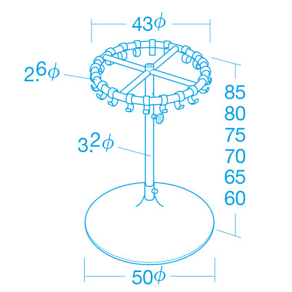シンプルプチ・ラウンドハンガー(20人用)