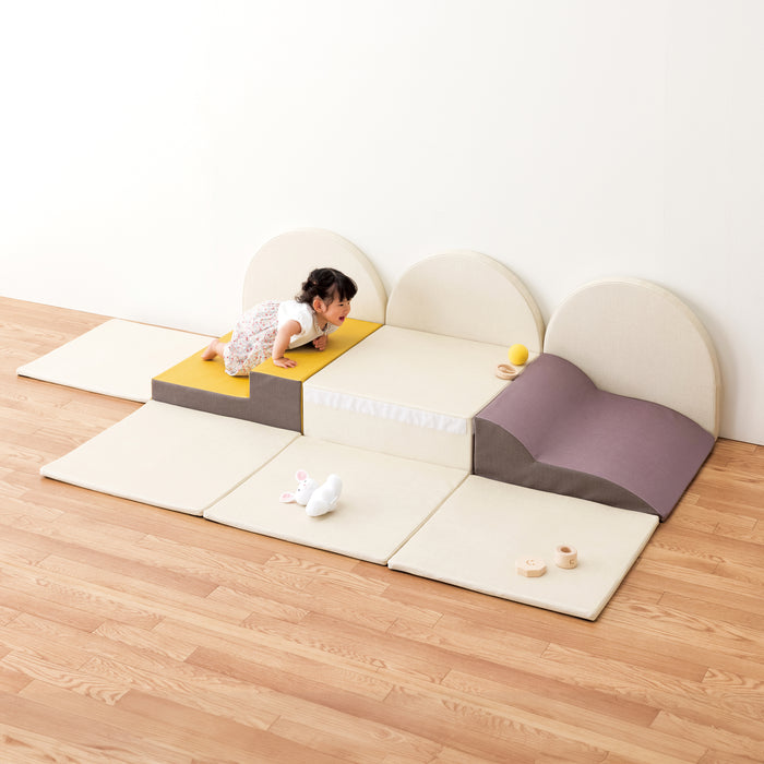 乳児さん向け室内遊具 タイニークライマー　なみなみ階段セット