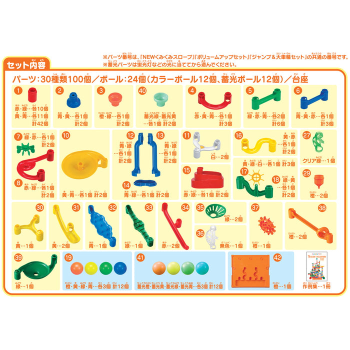 【KUMON TOY】 NEWくみくみスロープ　たっぷり100