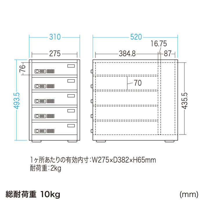 iPadをまとめて保管・充電できるタブレット充電保管庫（5台/10台）