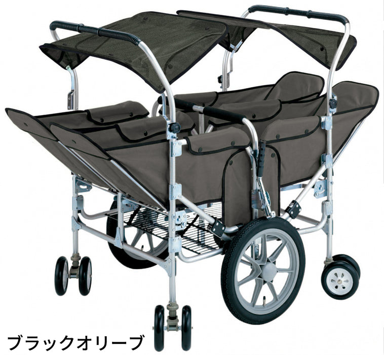 とっておきの1台を 4人用座り乗りタイプオーダーメイドおさんぽ車（防炎生地使用）