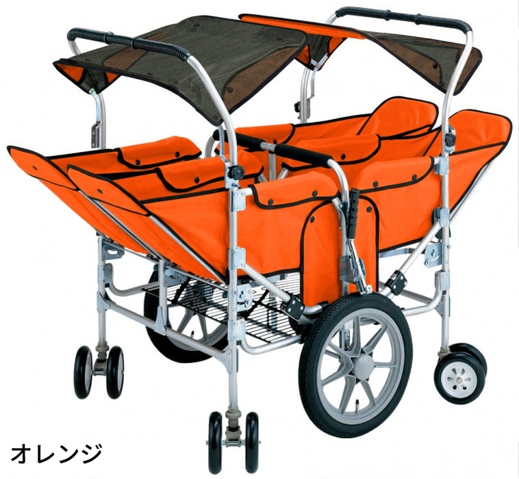 とっておきの1台を 4人用座り乗りタイプオーダーメイドおさんぽ車（防炎生地使用）