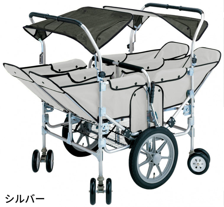 とっておきの1台を 4人用座り乗りタイプオーダーメイドおさんぽ車（防炎生地使用）