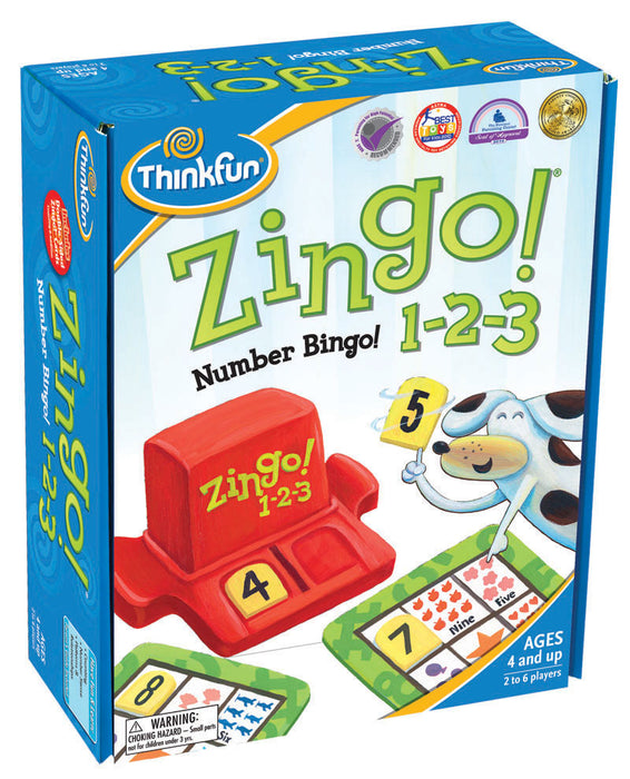 数字と英語でビンゴを楽しもう！ Zingo 1-2-3