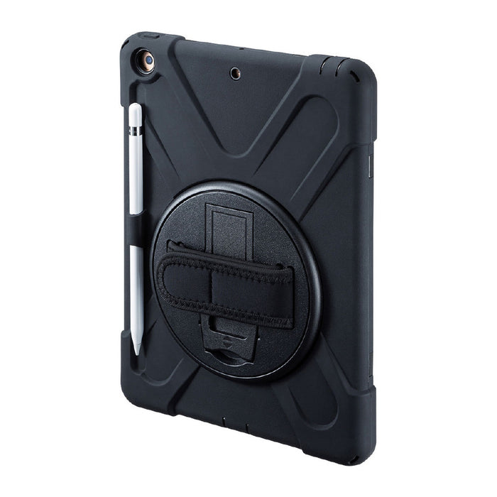 前面保護フィルター・ストラップ付耐衝撃ケース(iPad 10.2インチ（第9
