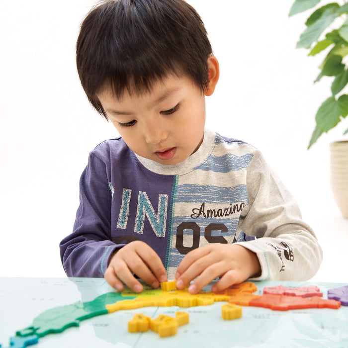 【KUMON TOY】 くもんの日本地図パズル